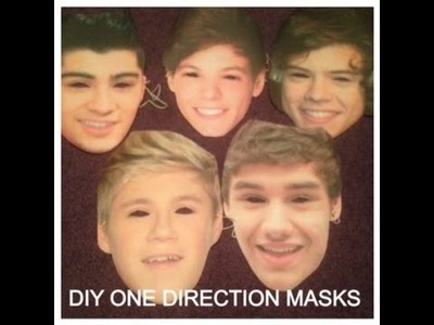 DIY One Direction Masks