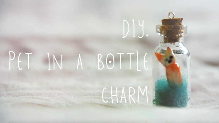 DIY. Pet in a Bottle Charm