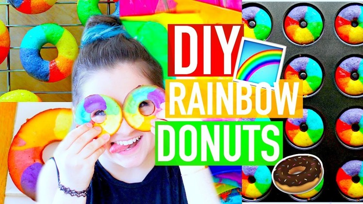 DIY RAINBOW DONUTS! | Gay Pride Inspired | Katharine Ward