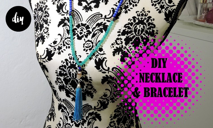 DIY Tassel Necklace and Bracelet