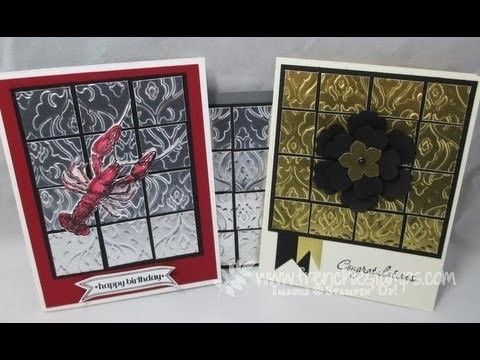 Foil Tile with Stampin'Up! Foil Sheet frenchiestamps.com
