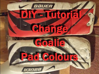 How to apply PadSkinzs to Goalie Pads  - Tutorial - DIY