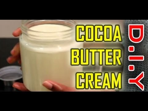 How to:  Cocoa Butter Cream: Raw, All Natural for Skin, Hair and Nails!