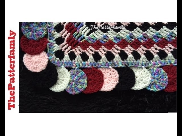 How to Crochet the Edge. Border. Trim Stitch Pattern #37│by ThePatterfamily
