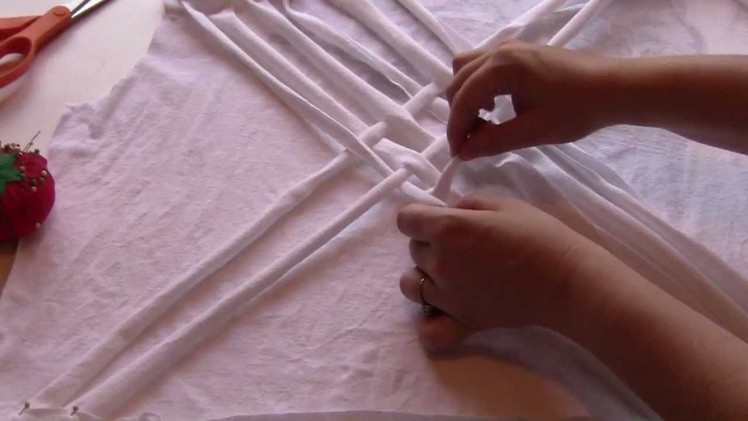 How To Cut A T Shirt & Add Weave Detail