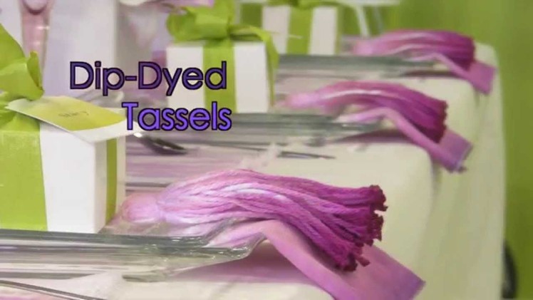 How To Dip-Dye Tassels