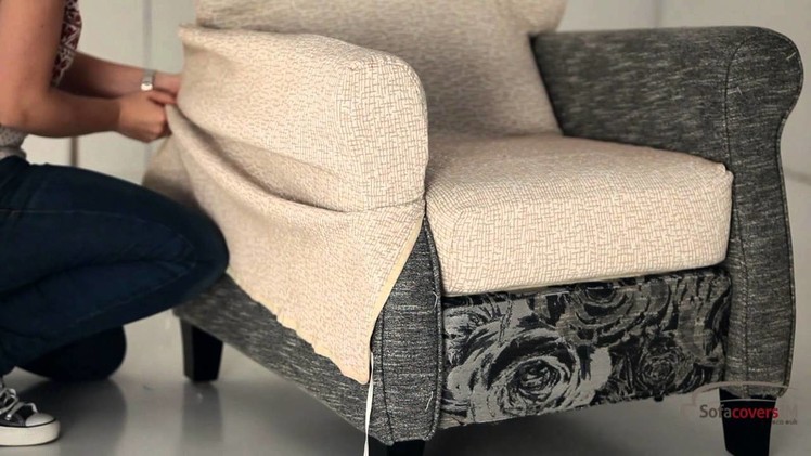 How to install a reclining armchair cover