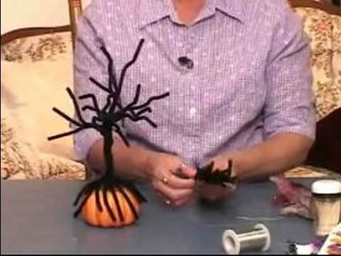 How to Make Halloween Centerpieces : How to Make a Dead Tree Halloween Centerpiece