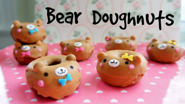 How to Make Mini Bear Doughnuts - Valentine's Recipe