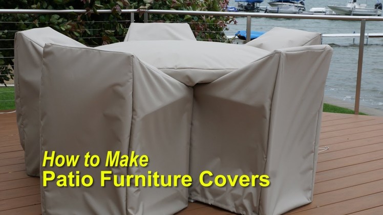 How to Make Patio Furniture Covers