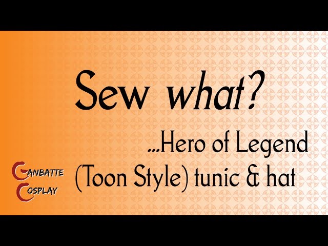 How to Make the Hero of Legend (Toon Style) Tunic & Hat