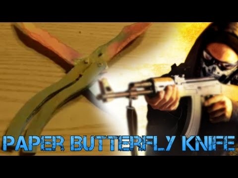 How to Paper Butterfly Knife