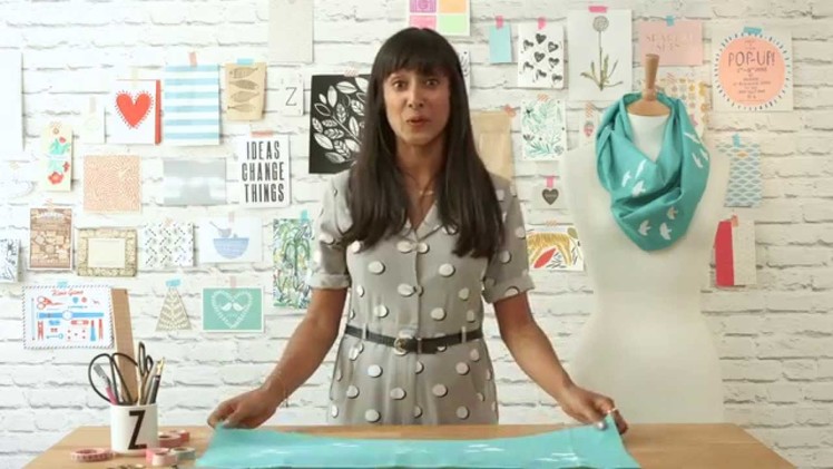 How to Print Fabric: Screen Printing with an Embroidery Hoop