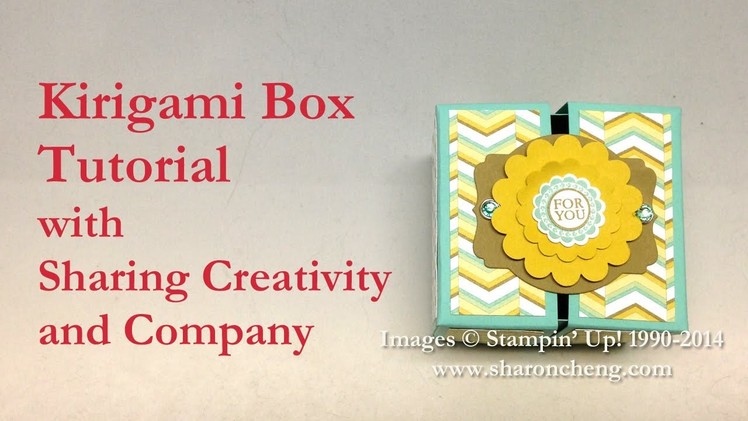 Kirigami Box with Sharing Creativity and Company