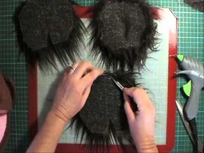 Making a fur wig cap for your puppet