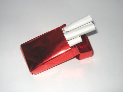 Origami Cigarette Packet by David Brill (Part 2 of 2)