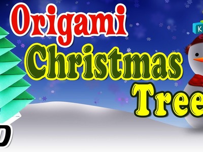Origami - How To Make CHRISTMAS TREE - Simple Tutorial In English