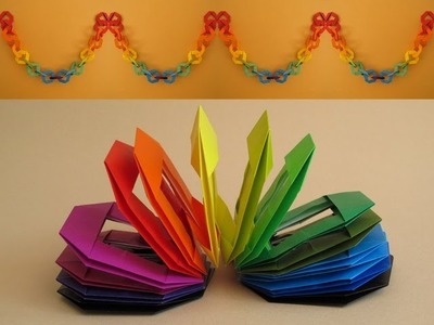 Origami Slinky and Decorative Chain :: Juguete espiral y cadena