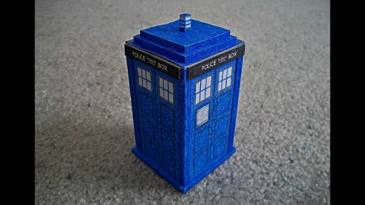 Paper Model of the Tardis from "Doctor Who" #2