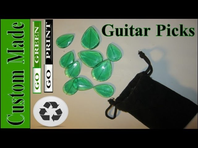 Plastic Melted Leaf Guitar Picks! How to Guide