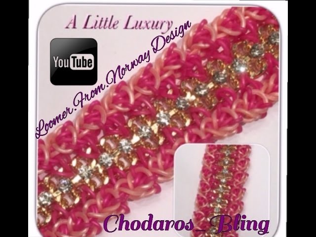 Rainbow Loom Band A Little Luxury Bracelet Tutorial. How To