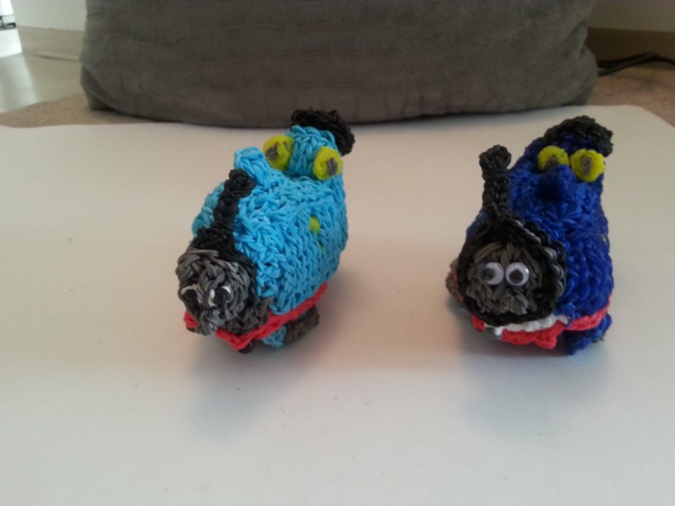 Rainbow Loom Double Loom 3D Thomas the Tank Engine Tutorial Part One of Two