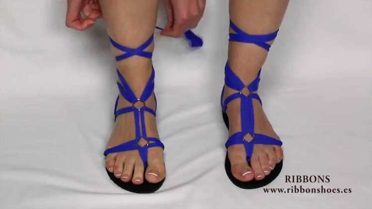 Sandalias multiformas de mujer Ribbon shoes