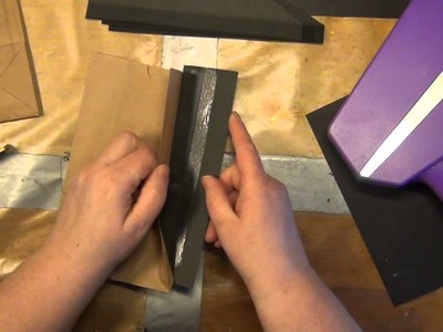 TUTORIAL - HOW TO MAKE A LUNCH BAG ALBUM WITH A TULER BINDING, PART 1 OF 2