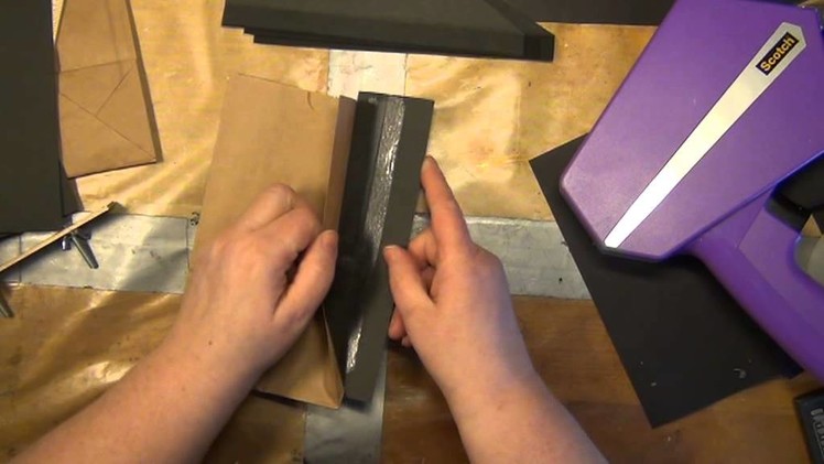 TUTORIAL - HOW TO MAKE A LUNCH BAG ALBUM WITH A TULER BINDING, PART 1 OF 2