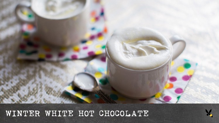 Winter White Hot Chocolate - COFFEE BREAK SERIES - HoneysuckleCatering
