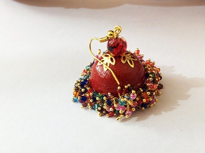 2. How to hang loreals on Paper Jhumkas