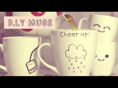 ♡ Adorable D.I.Y Mugs! ♡