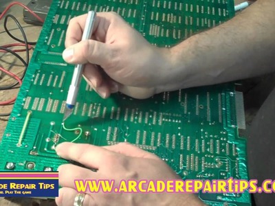 Arcade Repair Tips - Inspecting An Arcade Board