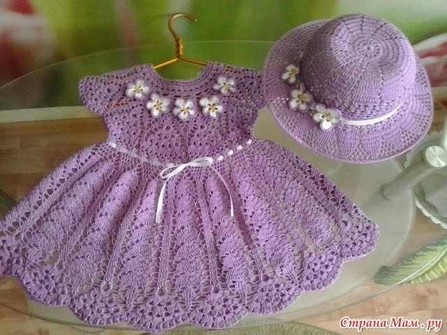 Crochet baby dress| How to crochet an easy shell stitch baby. girl's dress for beginners 180