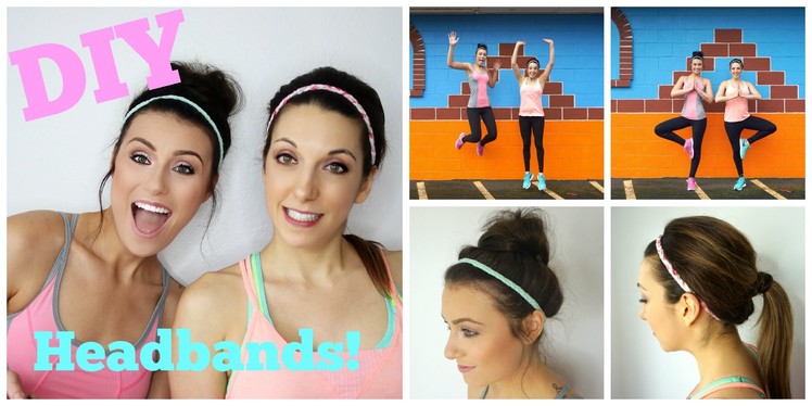 D.I.Y. Workout Headbands & Hairstyles! Ft. Thefitswitch