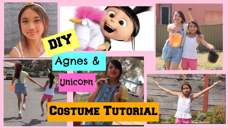 DIY Agnes and Unicorn from Despicable Me ; Costume, Hair and Makeup!