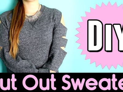DIY Cut Out Sweater | DecorateYou