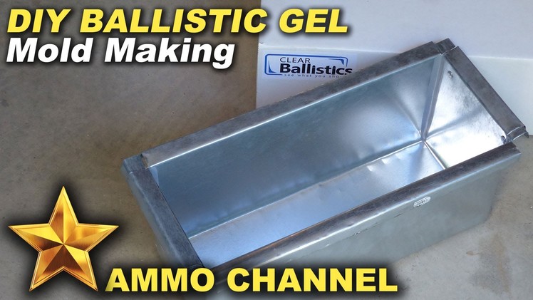 DIY Home made mold for ballistic gel
