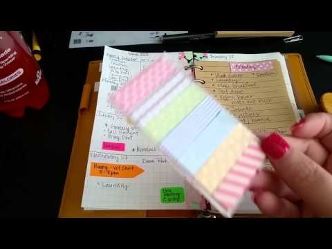 DIY Inserts for Personal Filofax. (Inspired)