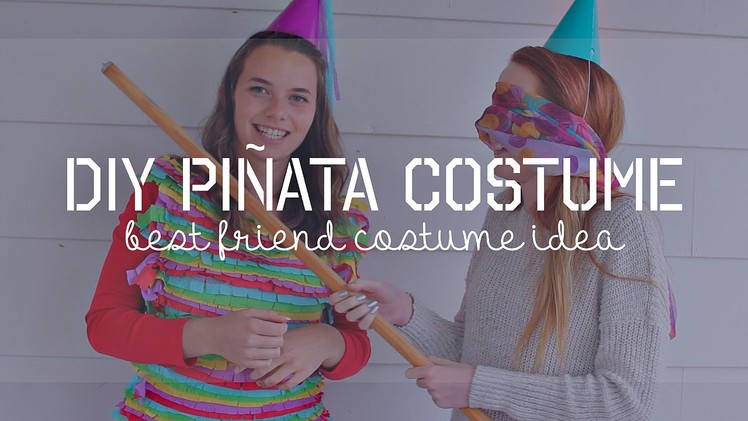 DIY Piñata Costume! | Best Friend Costume Idea | #CraftingWithKRISAMMI