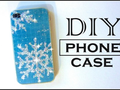 DIY Snowflake Phone Case