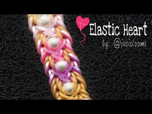 ELASTIC HEART Hook Only bracelet tutorial
