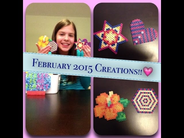 February 2015 Perler Bead Creations!!