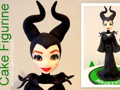 Halloween Maleficent Cake Figurine How to by Pink Cake Princess