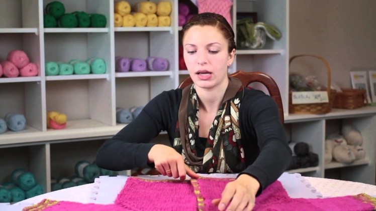 How to Clean & Block Wool Sweaters : Fiber Arts