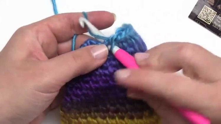 How to Crochet: Center Single Crochet or Waistcoat Stitch (Right Handed)