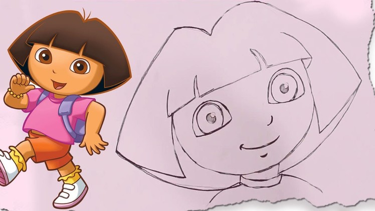 How to Draw Dora by HooplaKidz Doodle | Drawing Tutorial