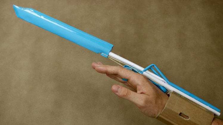 How to make a Paper knife - Rotative Predator Blade - Paper Sword