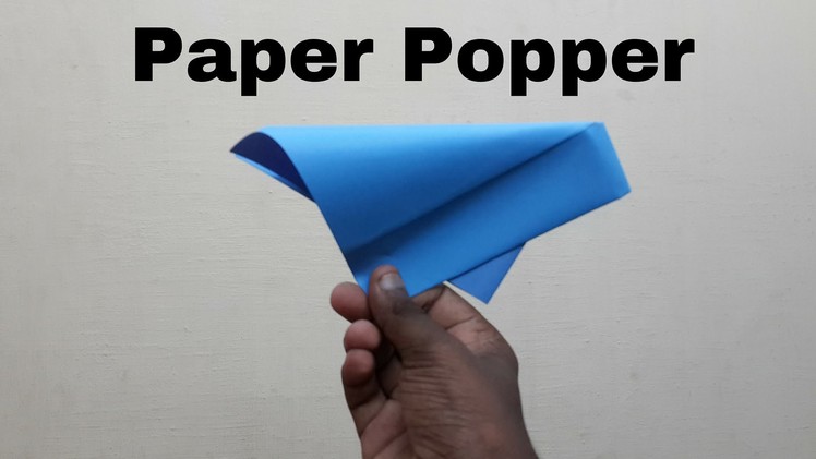 How to Make a Paper Popper that's Really Loud  - Very Easy
