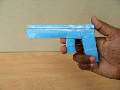 How to Make a Paper Royal Gun that Shoots Rubber Bands - Easy Tutorials